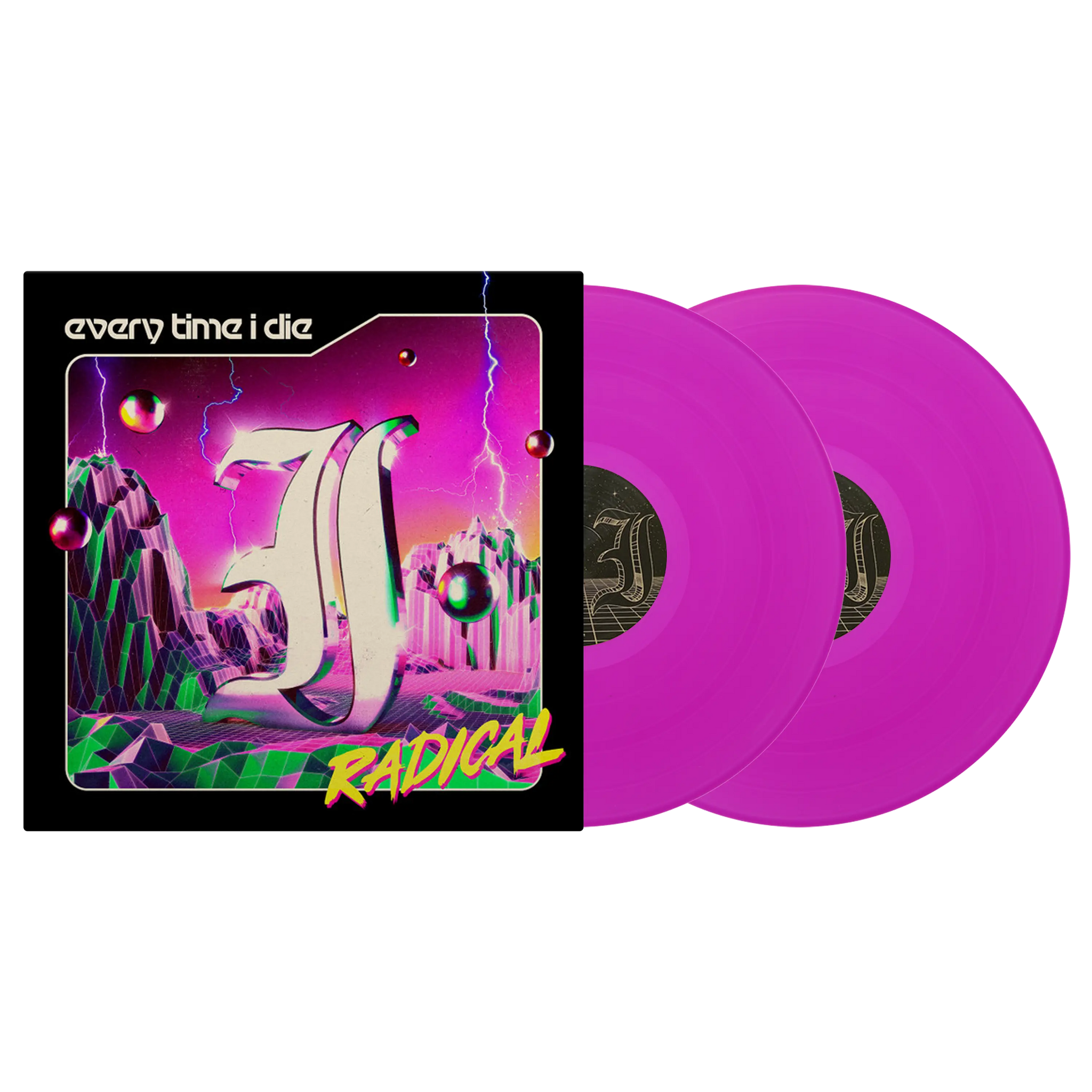 Radical Neon Violet Double Vinyl LP