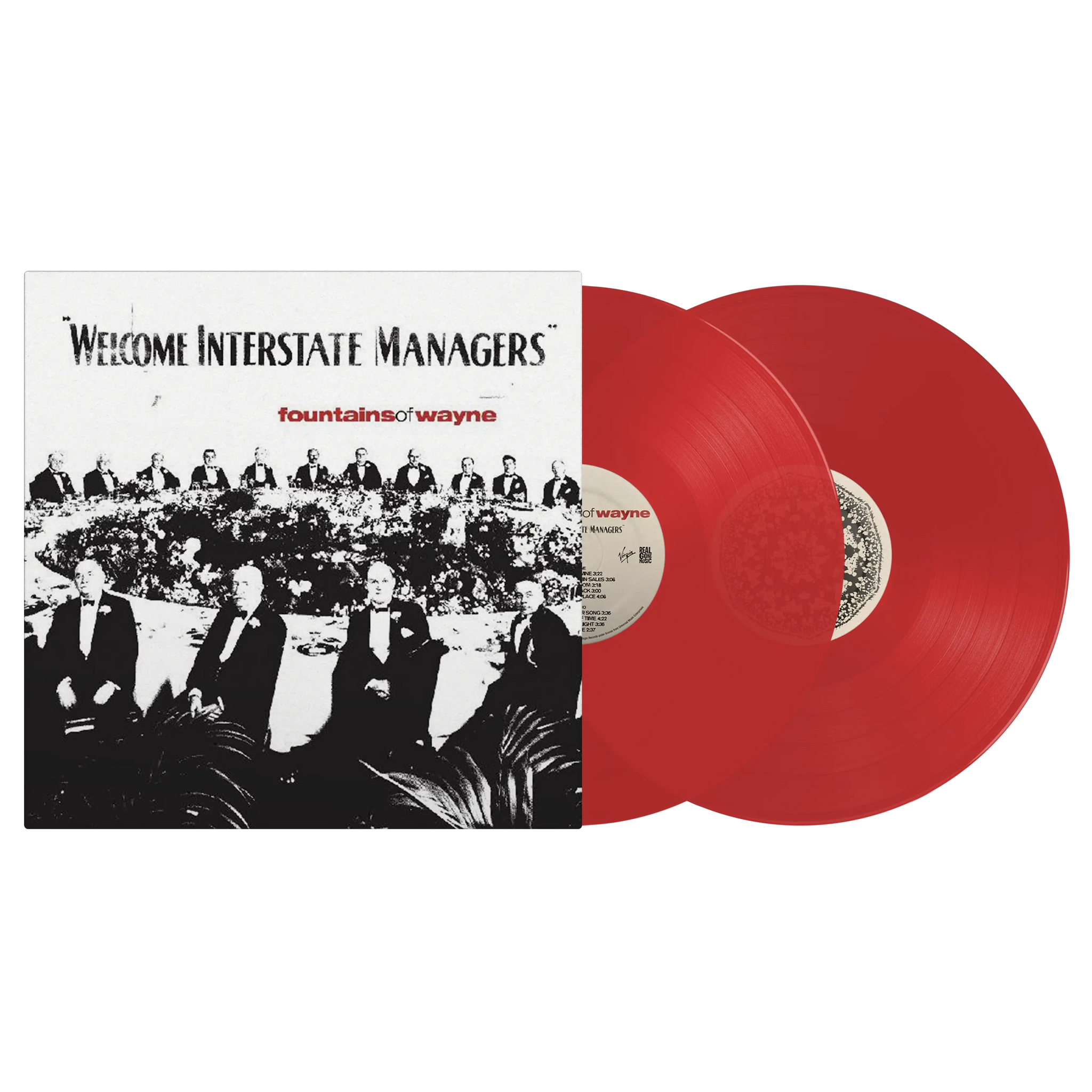 Welcome Interstate Manager Double Transparent Red Vinyl LP