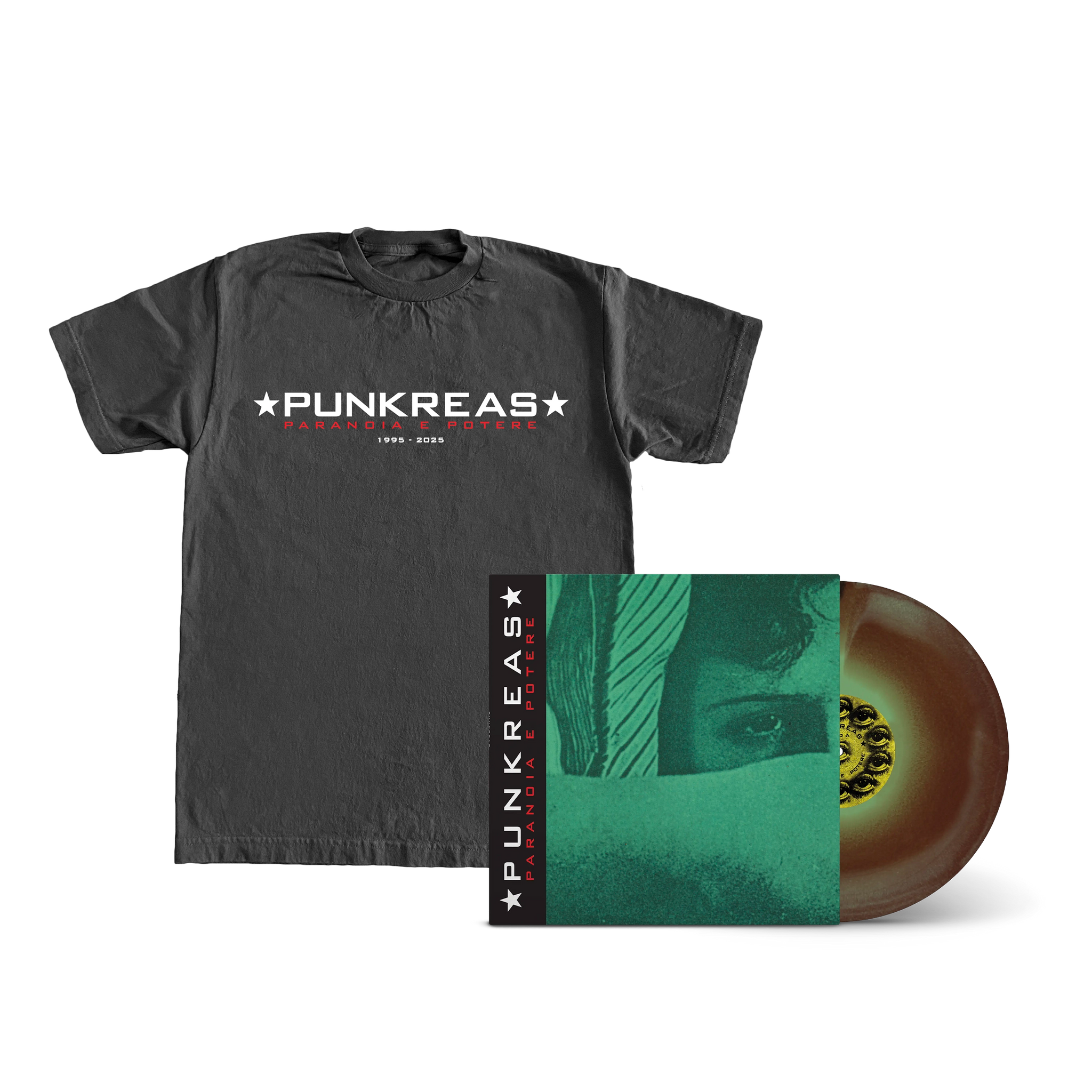 Paranoia e Potere Vinile + T-Shirt Bundle