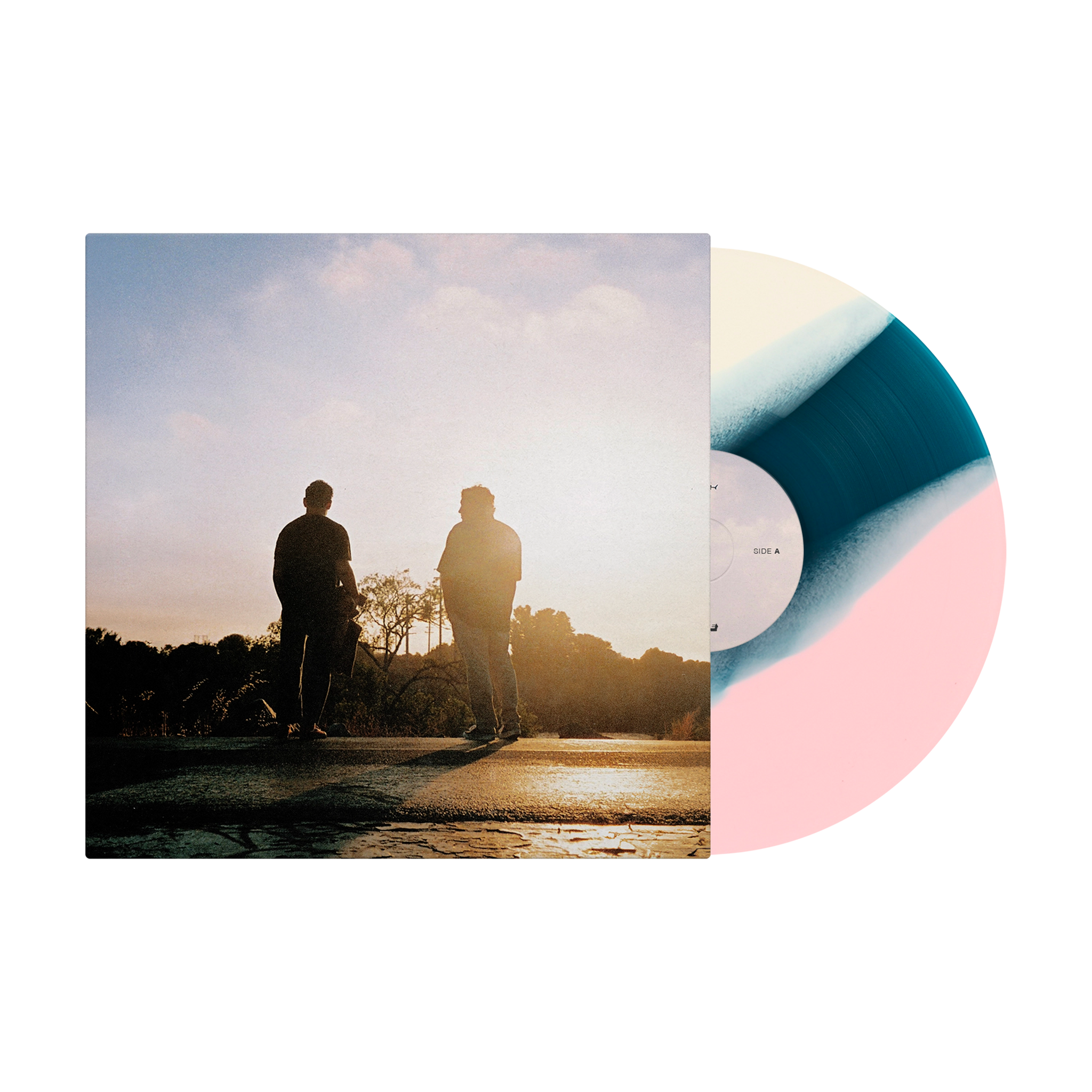 Better Days Tri-Coloured Cream, Altantic Blue & Pink Striped Vinyl LP