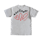 Waxflower-Heart-Grey-Tee-Back